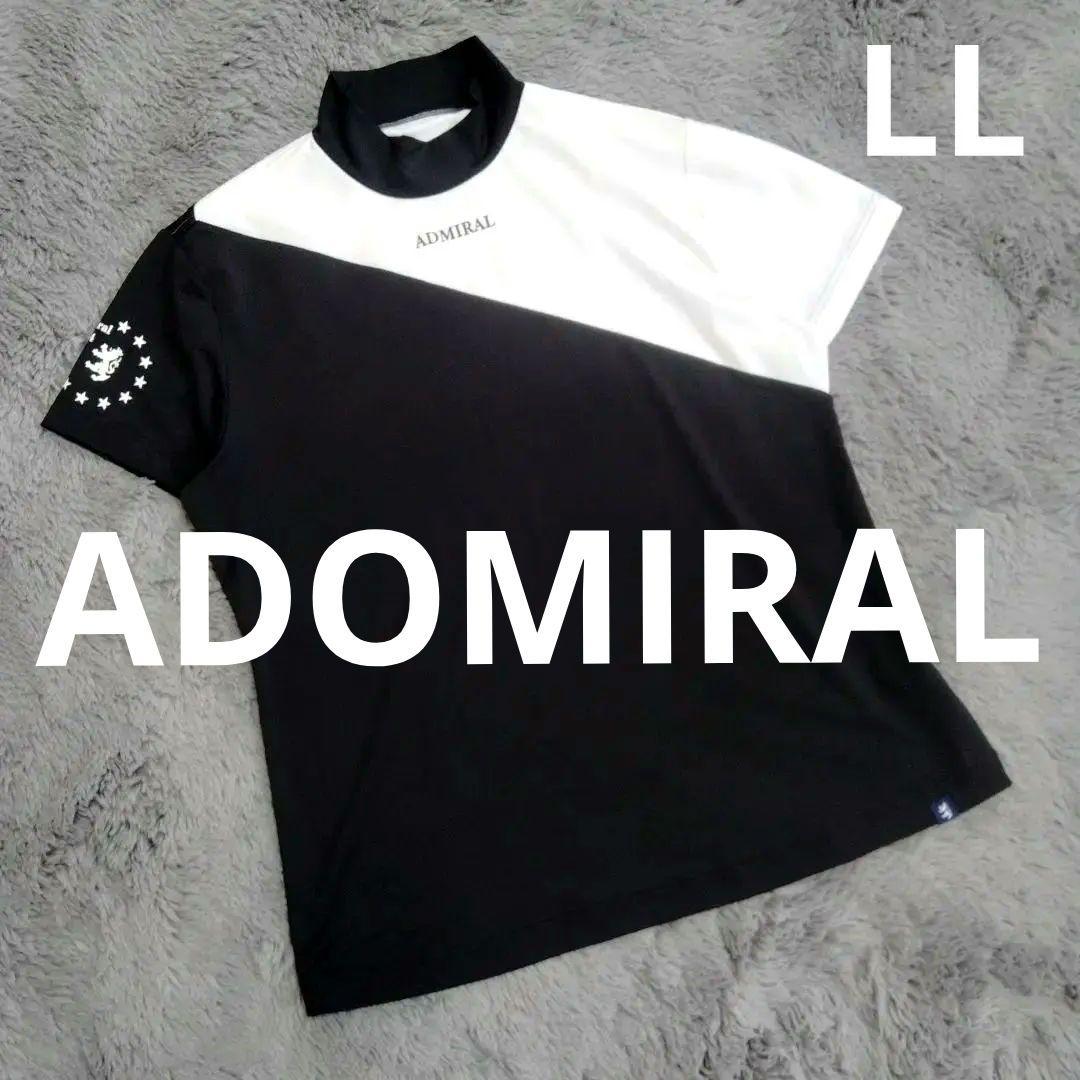 アドミラル♡モックネック 半袖*シャツ*LL ゴルフ テニス スポーツ