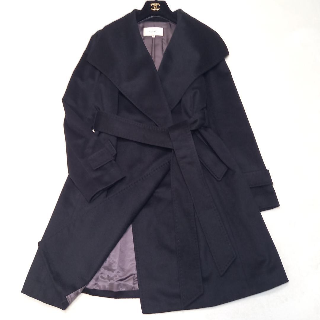 極美品✨ボールジィ×ブレスキ社 ピュアカシミヤ100 ベルテッドコート 38 sankyo shokai（三京商会） ＜爆買＞[10%offクーポン]日本製 エアー
