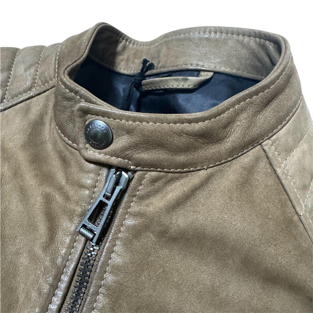 BELSTAFF LEATHER JACKET DARK SAND
