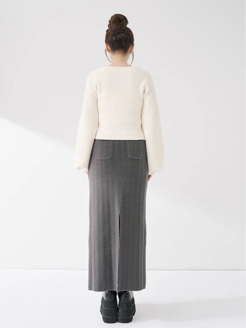 Darich アシメレイヤードニットトップス アイボリー IVO 新品未開封