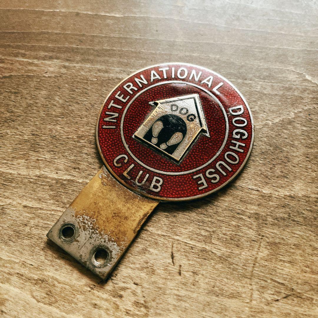 さ*え様 希少⭐️当時物DOGHOUSE CLUB ドッグハウスクラブバッジ