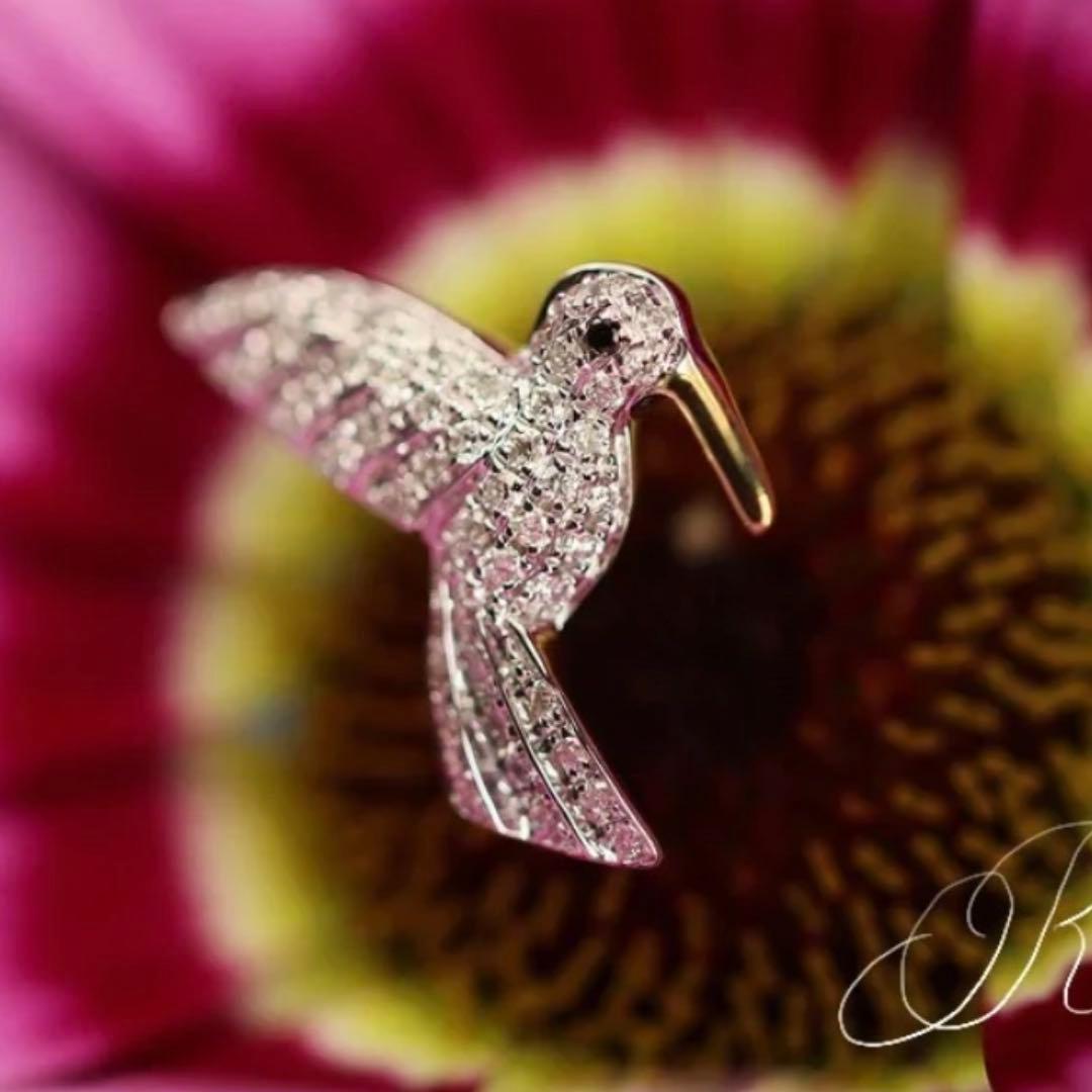 クアラントット ピアス 片耳 ハミングバード - メルカリ