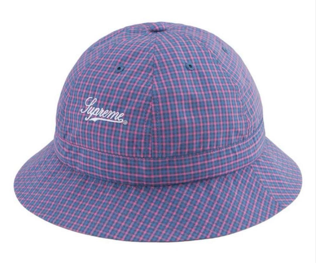 帽子 Supreme Cordura Plaid Bell Hat Purple Spring/Summer 2025 Preview – Supreme