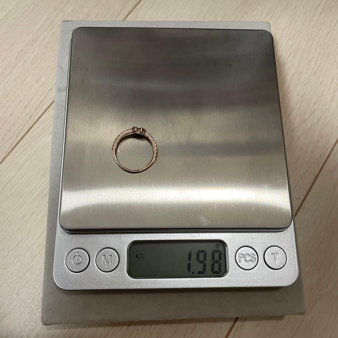 #12号♡K18♡0.41ct♡クローバーモチーフリング