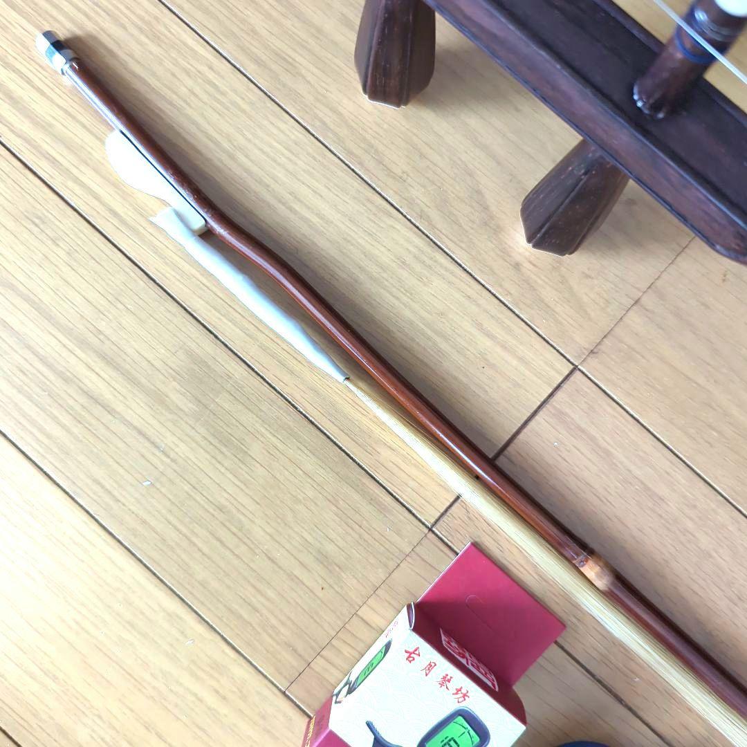 胡涵柔製作 明清老紅木 未使用 回紋頭二胡6 - メルカリ