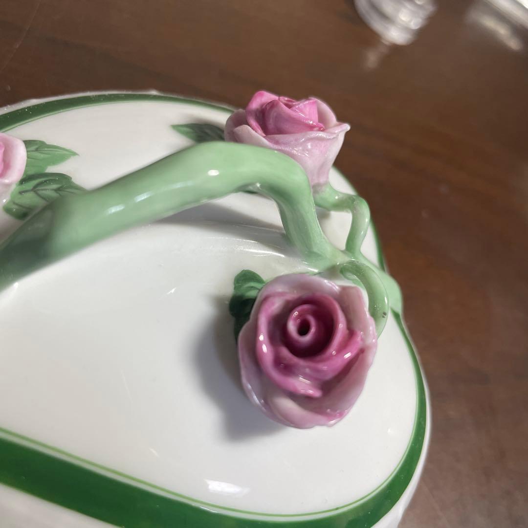 ヘレンド ウィーンの薔薇 ボンボニエール HEREND 小物入れ - メルカリ