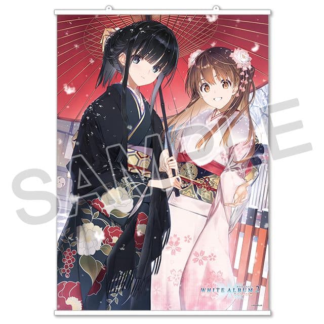 WHITE ALBUM2なかむらたけし描き下ろしクロスタペストリー2021新春 AQUAPLUS STORE：『WHITE ALBUM2』なかむらたけし描き下ろしクロス