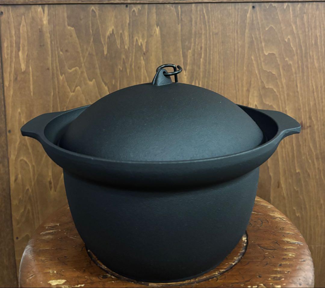 新品未使用・南部ごはん釜　3合炊き　F-414　南部鉄器　オイゲン 及源鋳造 ごはん鍋 南部ごはん釜 3合炊き 南部鉄器 及源 F-414 日本製