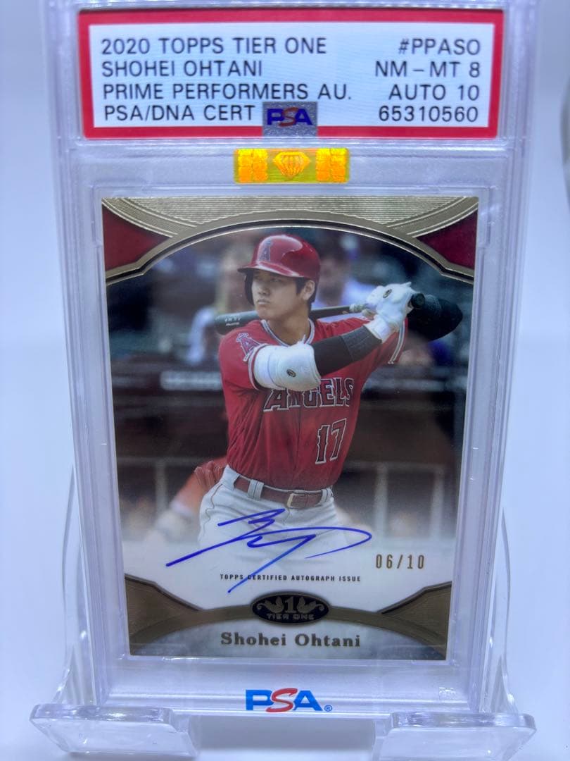 世界10枚限定】大谷翔平 2020 tier one PSA 直筆サインカード - メルカリ