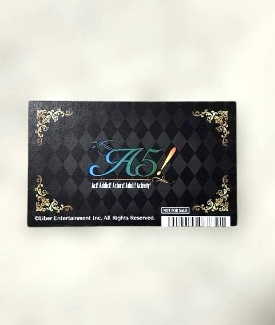 A3！秋組 摂津万里 ランダム特典ホスト名刺風カード - メルカリ