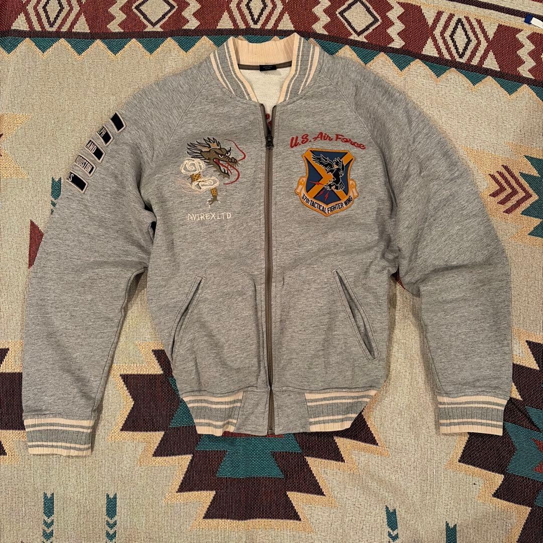AVIREX ドラゴン刺繍 ベトジャン スカジャン短丈 MA-1 - メルカリ