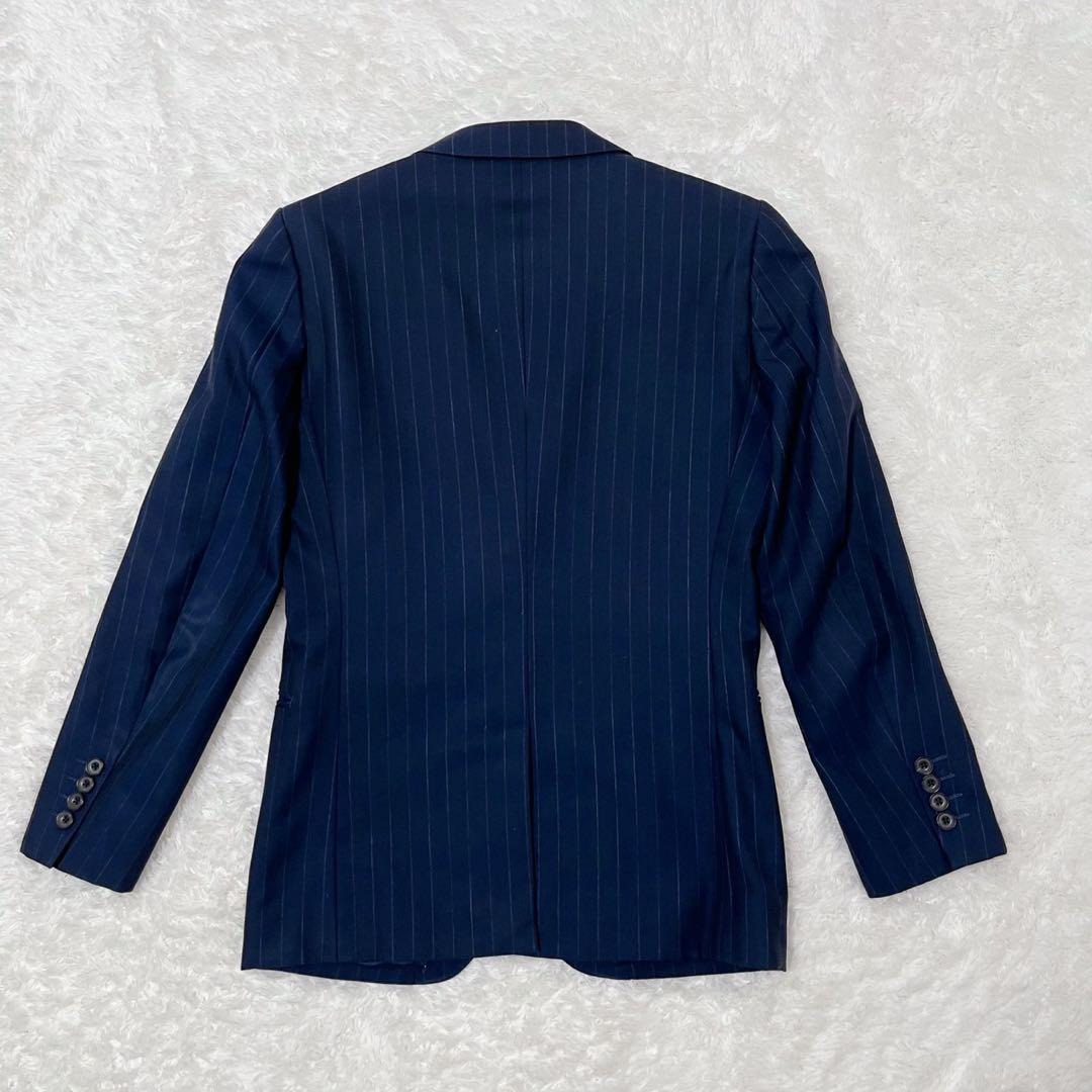 美品 P.S.FA 3ピース セットアップ ネイビー ストライプ