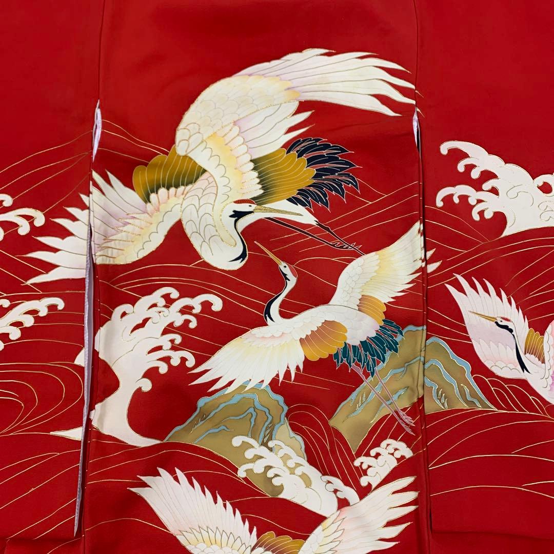 KOTE2様専用 新品 最高級正絹産着京友禅手描き美術、特撰多色金刺繍