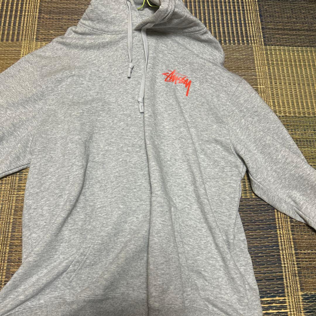 Stussy グレー パーカー XL - メルカリ