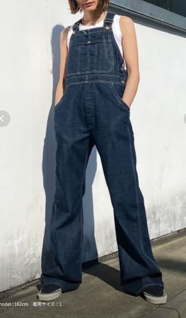 HOLIDAY LOW BACK デニムオーバーオール　spick＆span LOW-BACK DENIM OVER-ALL（O.WASH）｜HOLIDAY（ホリデイ）OFFICIAL