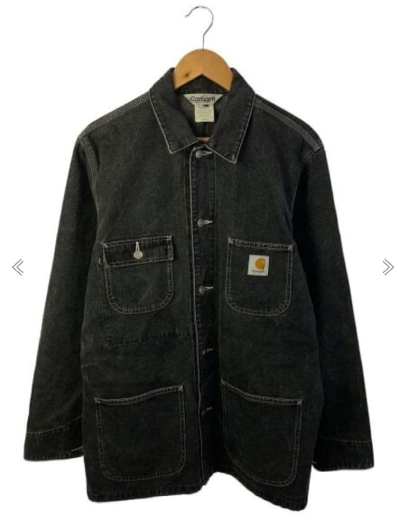 【カーハート】【Lサイズ】【ブラックデニム】【チョアコート】カバーオール Carhartt（カーハート） メンズ オリジナル チョア コート ブラック
