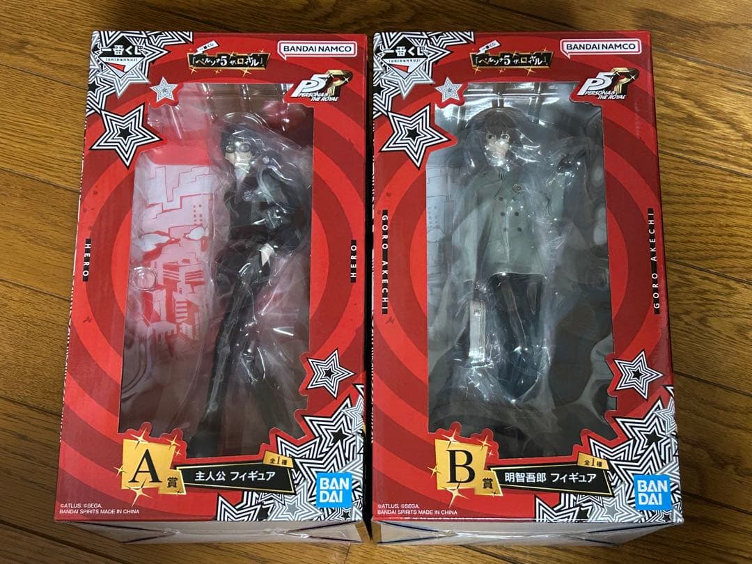 ペルソナ5R 一番くじ A賞B賞 セット 1番くじ ペルソナ5 フィギュアセット A賞 主人公 B賞 明智吾郎 まとめ