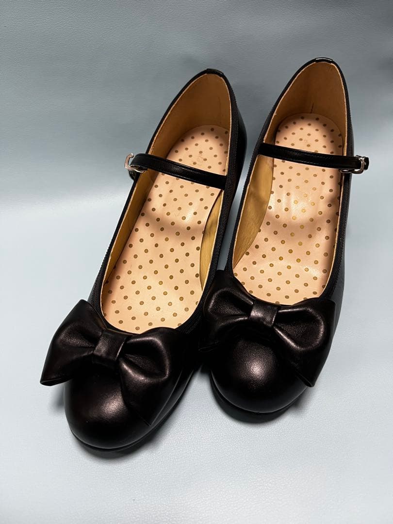 Leur Getter ルルゲッタ ブラック リボン付き シューズ　24.5㎝ 2026年最新】ルルゲッタ 靴の人気アイテム - メルカリ