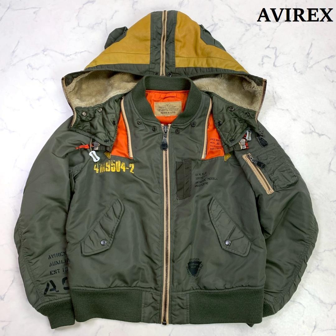 希少★AVIREX REMODEL MA-1 フライトジャケット L　E014 希少☆AVIREX REMODEL MA-1 フライトジャケット L E014 希少☆AVIREX