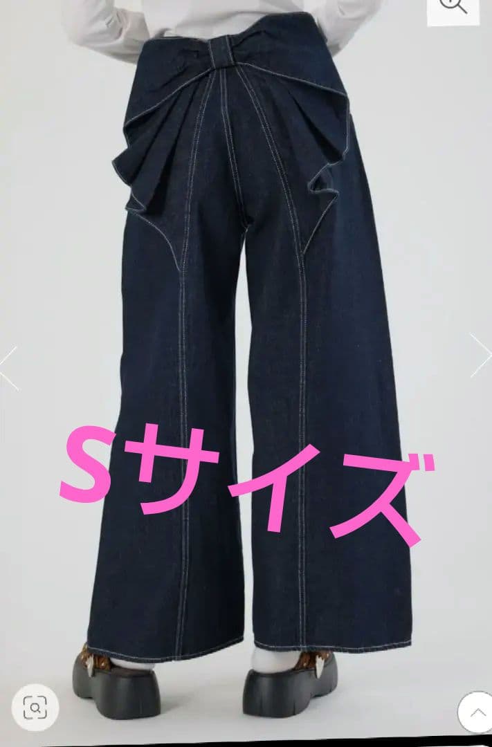 『新品＆未開封』ロデオクラウンズ　バックリボンデニム リボンデニムトート（トートバッグ）｜RODEO CROWNS WIDE BOWL（ロデオ