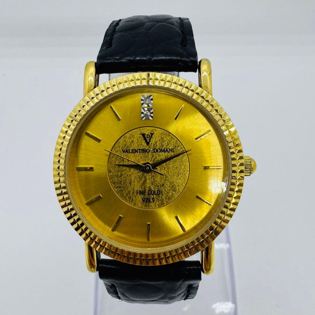 ✨VALENTINO DOMANI✨Fine gold 999.9✨腕時計✨ - メルカリ