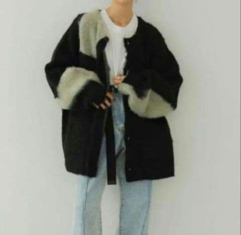 完売品✨クヌースマーフ Knuth Marf ミックスモヘヤ カーディガン