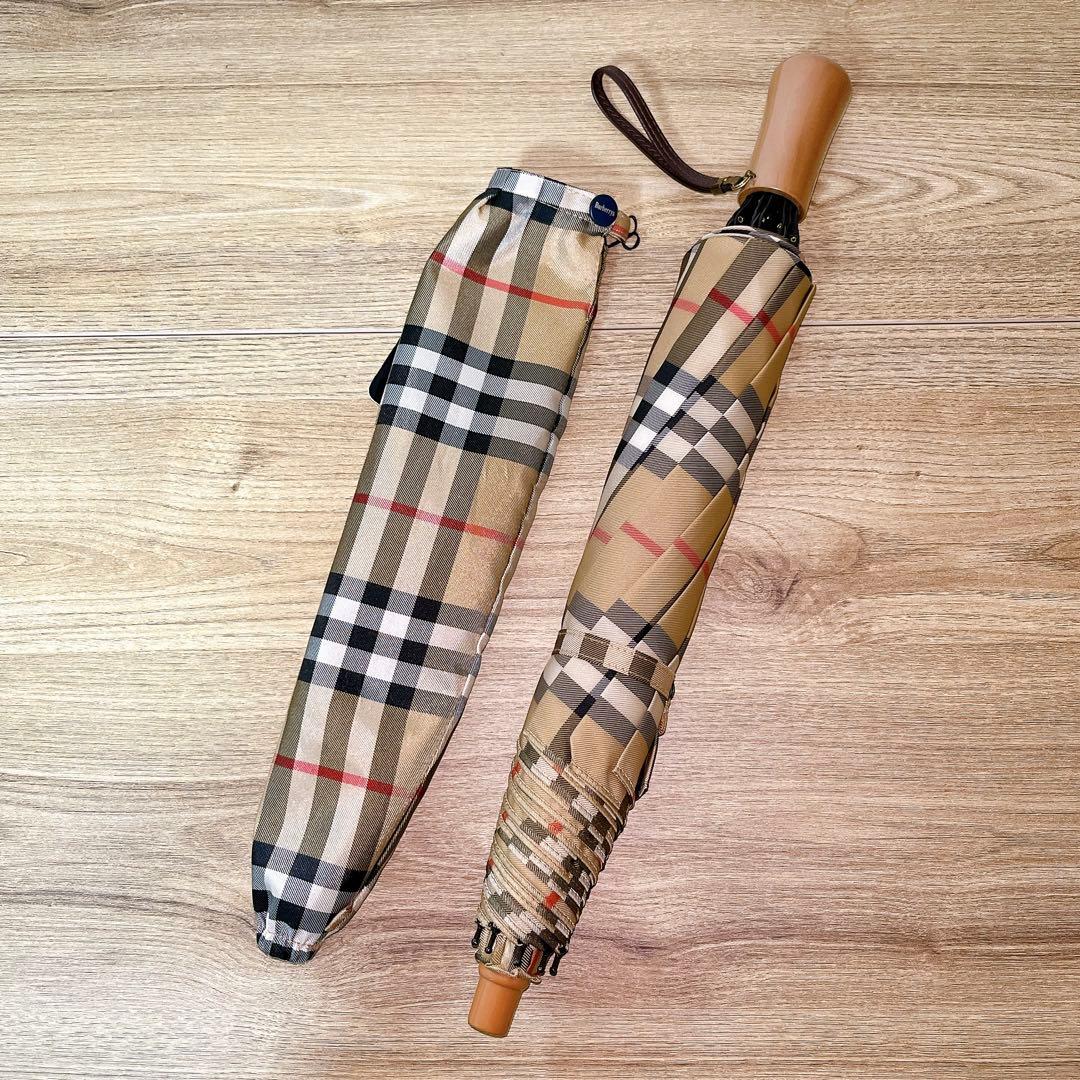 新品未使用】BURBERRY バーバリー 折りたたみ傘 ノバチェック - メルカリ