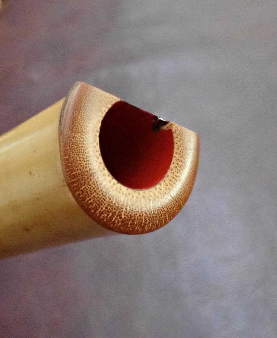 尺八 深水銘 都山流 一尺八寸 長さ約54.5センチ 重さ約484グラムの通販