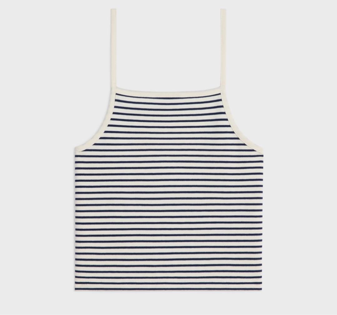 全国完売商品‼️】セリーヌ トリオンフ ボーダーキャミソール - メルカリ