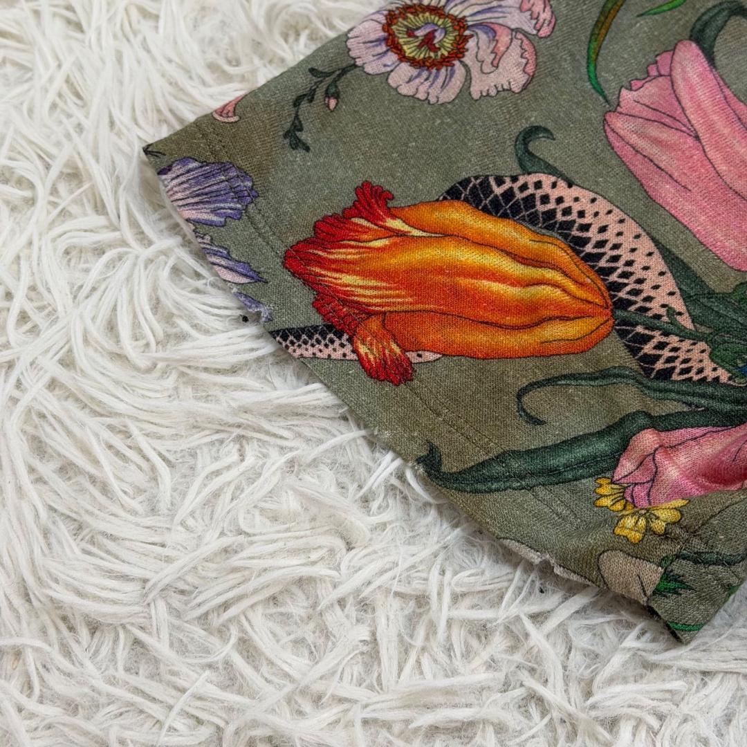 16725✨GUCCI 17AW Flora Snake Print Tシャツ - メルカリ