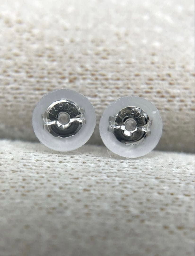専用JA207★高級 あこや真珠3.9mm〜5.5mm プラチナ ピアス 鑑付