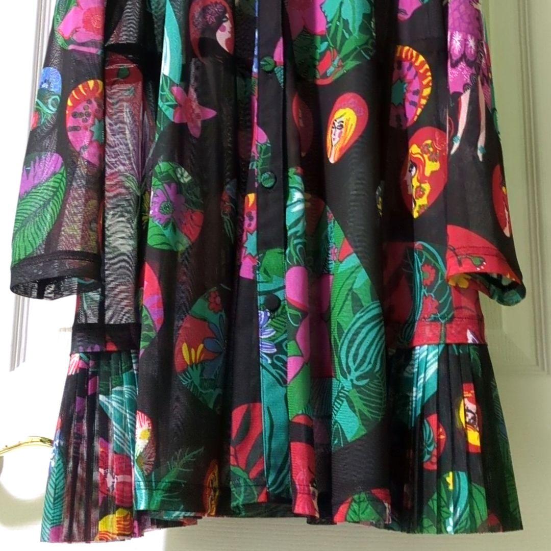 TOKUKO 1er VOL 前開き チュニック 羽織物 民族衣装 女性 お花 - メルカリ