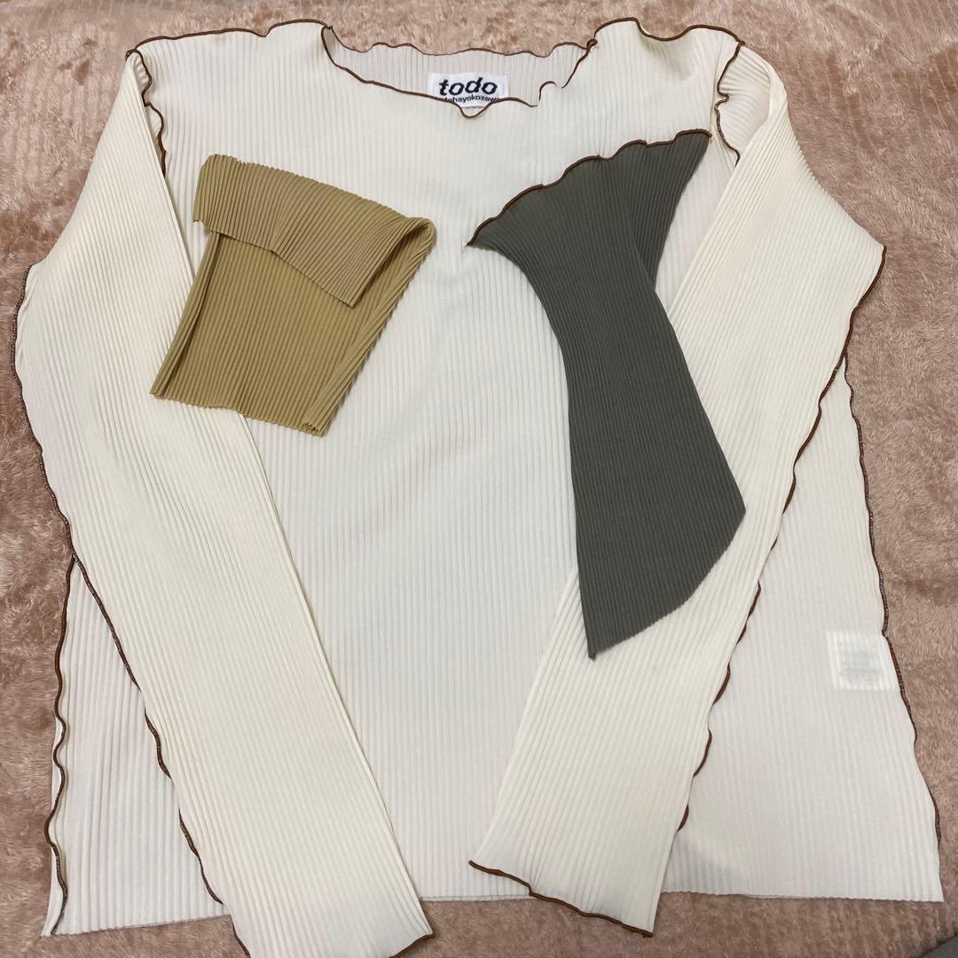 4回着用）【kotohayokozawa(コトハヨコザワ)】ロングスリーブトップ