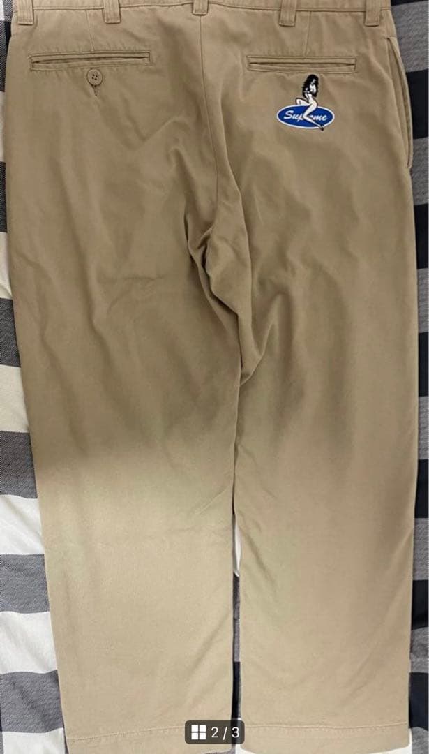 25aw supreme pin up chino pant 34 ファッション メンズ パンツ