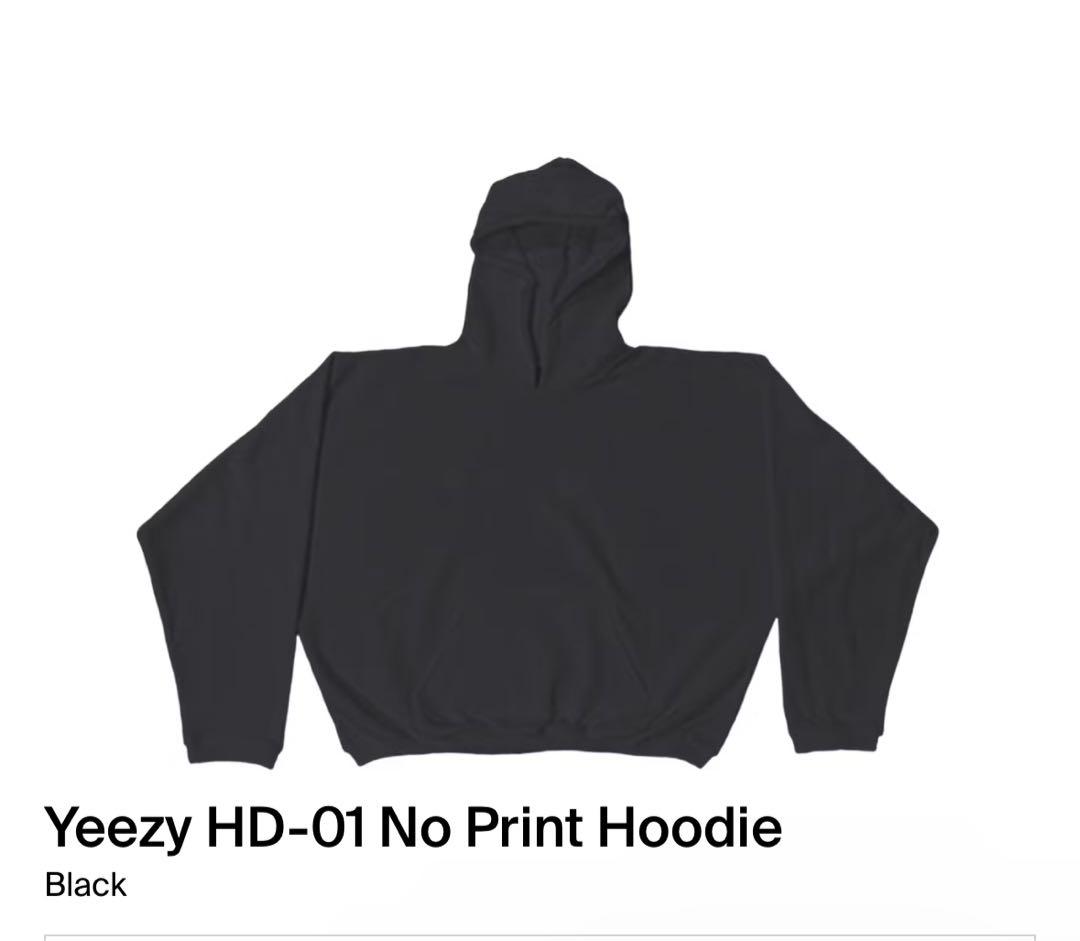 yzy HD-01 hoodie black - メルカリ