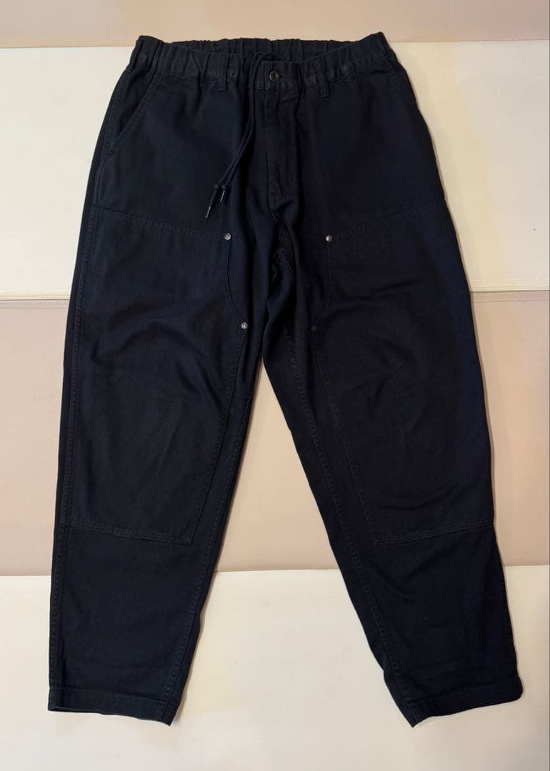 パンツ BLACK Scandal Yohji Yamamoto PANTS BLACK SCANDAL KATSURAGI NO-TUCK WAIST STRING WORK PANTS – THE SHOP