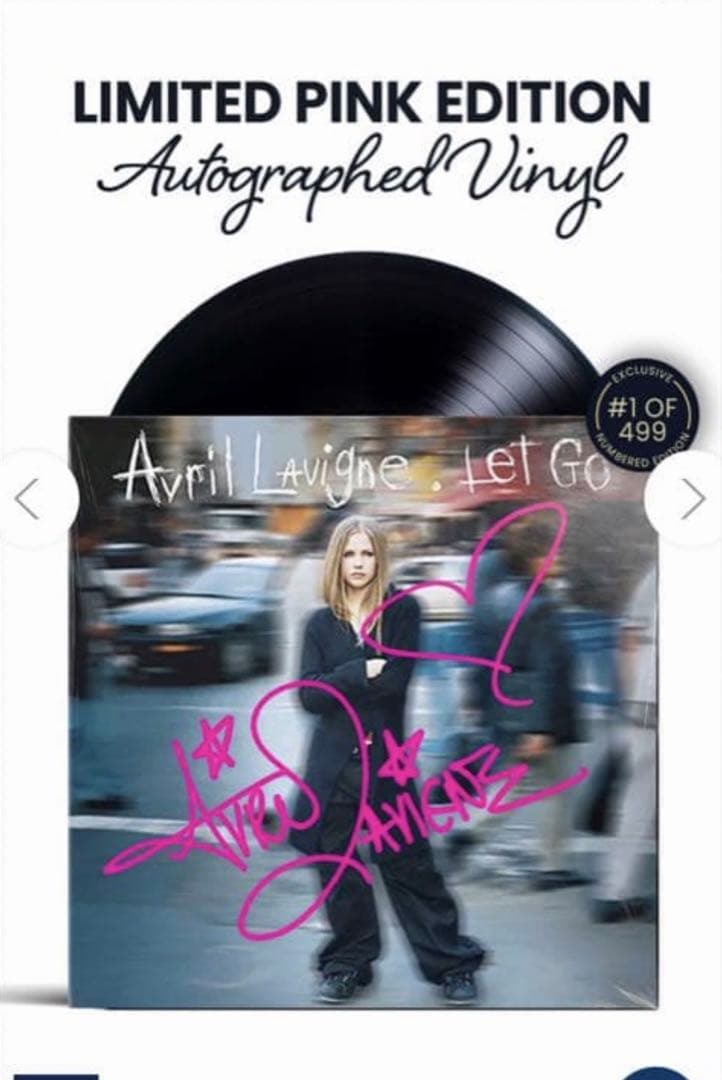 本人サイン入り】【未開封】Avril Lavigne Let Go レコード - メルカリ