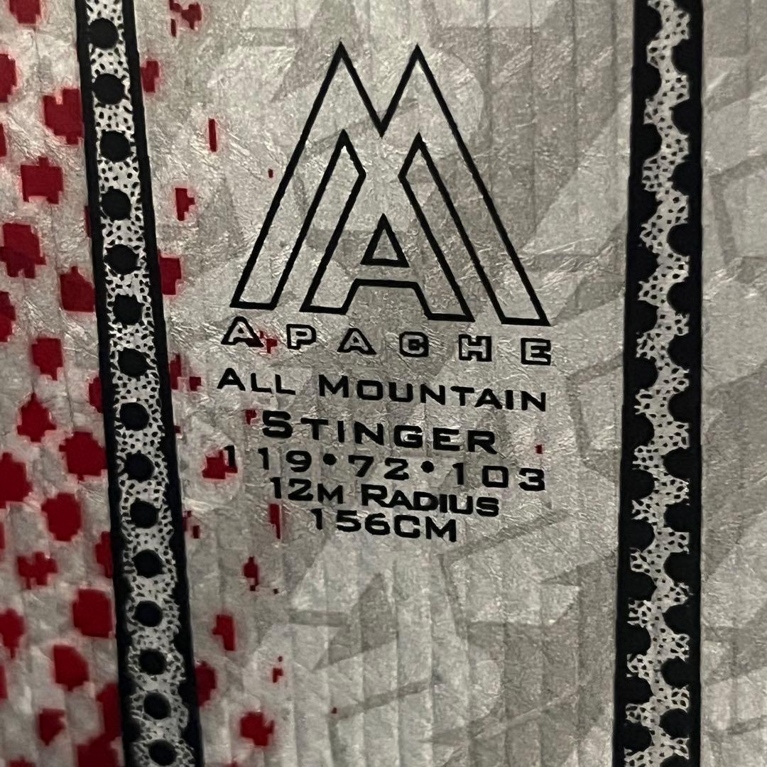 美品】K2 APACHE STINGER 156cm ビンディング付 - メルカリ