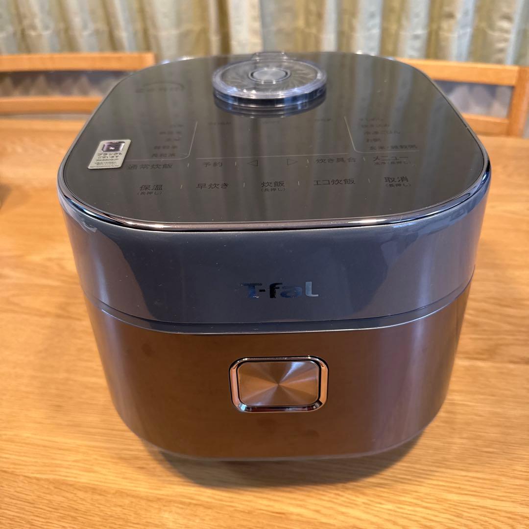 T-fal IHジャー炊飯器 RK880CJP/79A 遠赤外線IH炊飯器 ザ・ライス メタリック RK880CJP [5.5合 /IH] T-fal