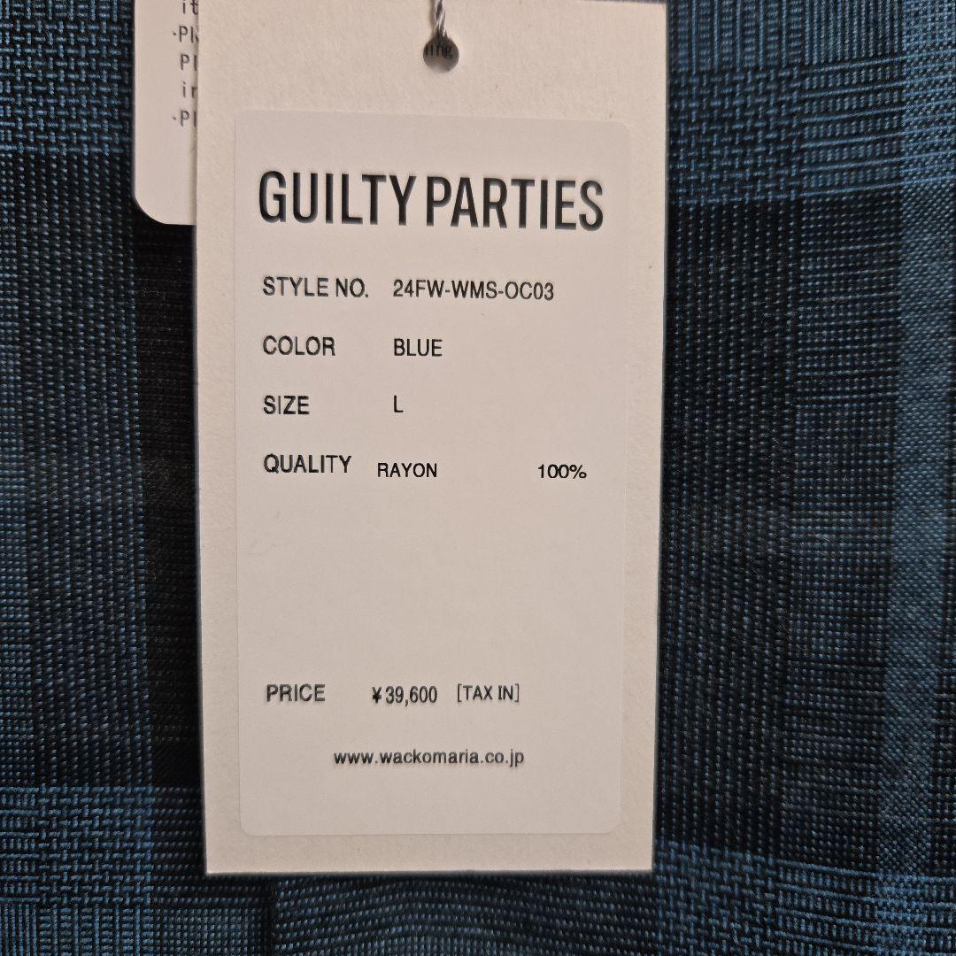 新品24FWワコマリアオンブレチェックシャツBLUE/L - メルカリ