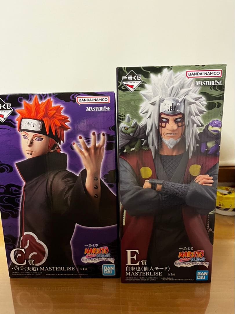 一番くじ NARUTO ナルト C賞 ペイン(天道) E賞 自来也(仙人モード