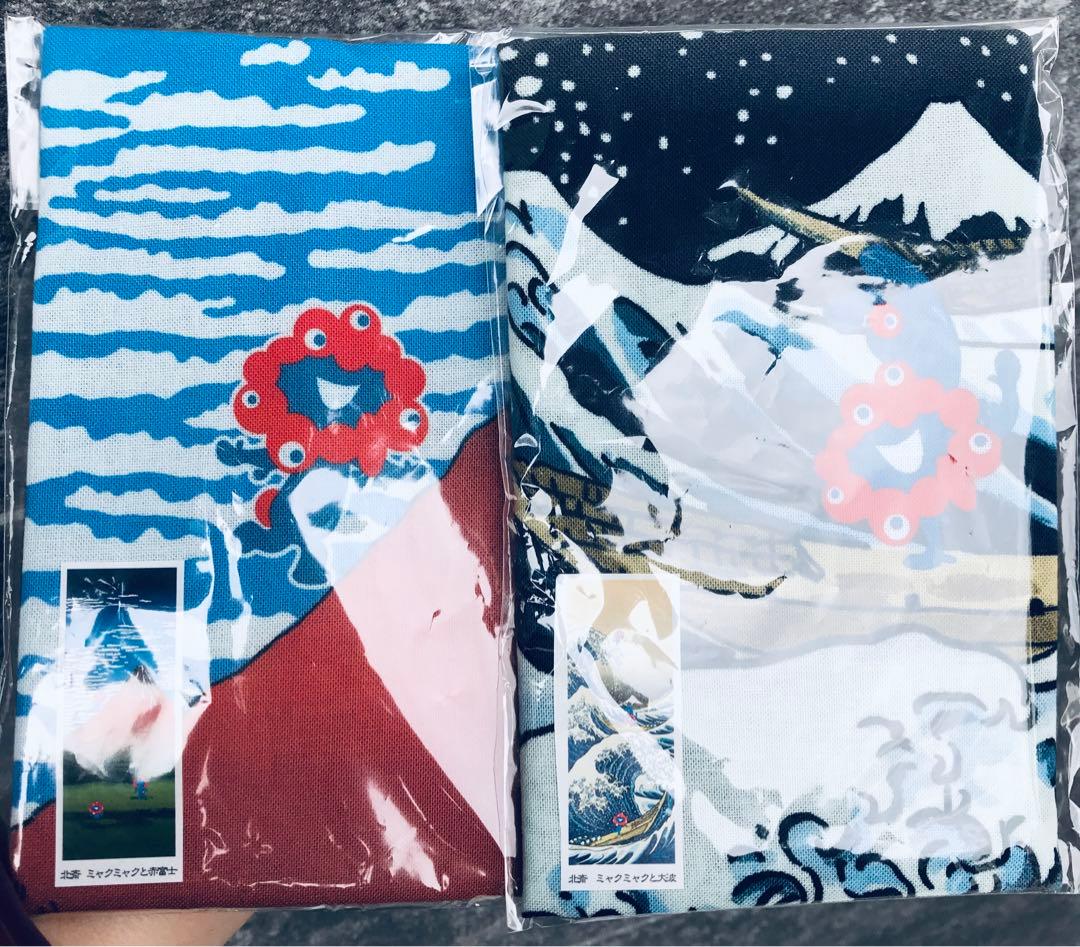 葛飾北斎＆ミャクミャク 絵てぬぐい2枚セット 大阪万博限定 - メルカリ