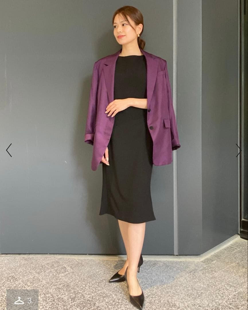 theory 定番Admiral Crepe Flared Dress - メルカリ