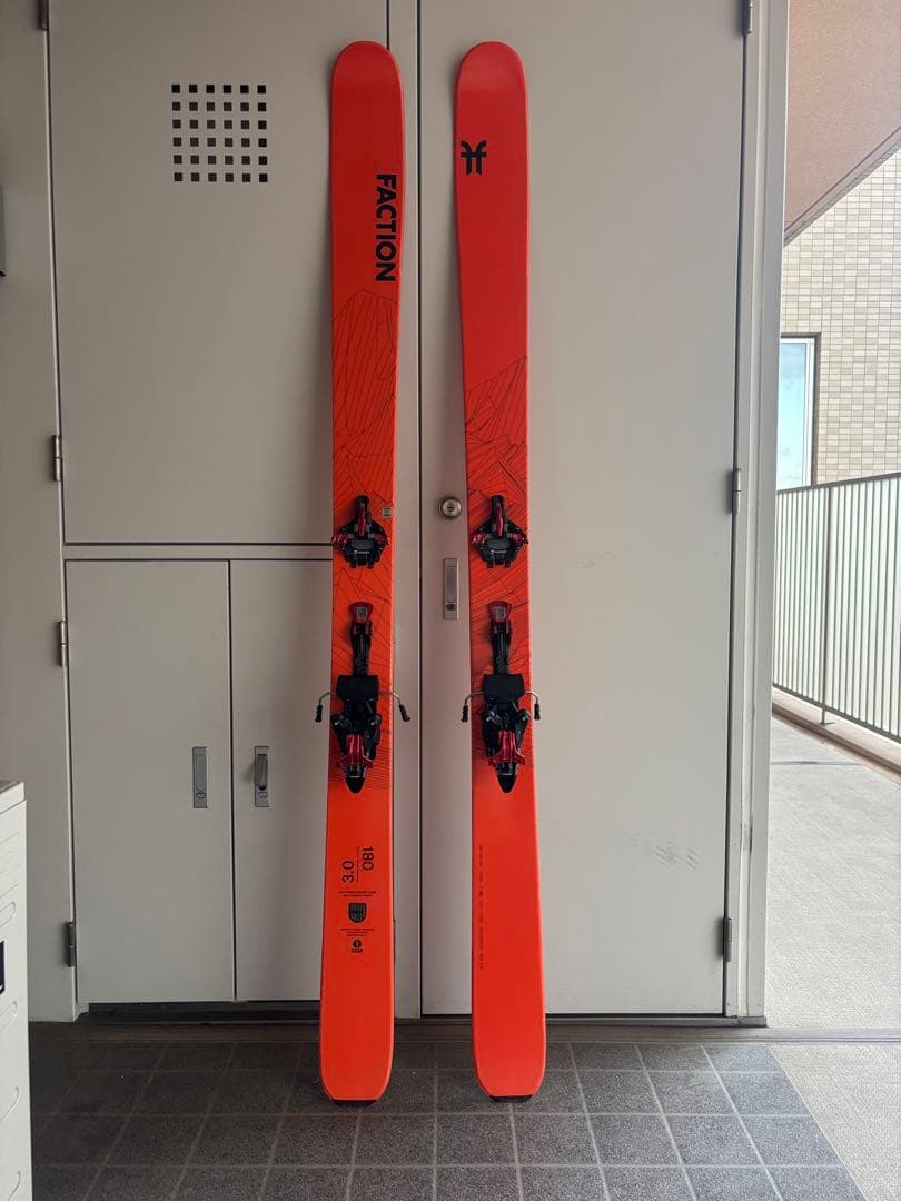 FACTION スキー板 180cm AGENT3.0 FACTION AGENT 3.0｜ゲレンデでも使える汎用性の高さが鍵 | スキー