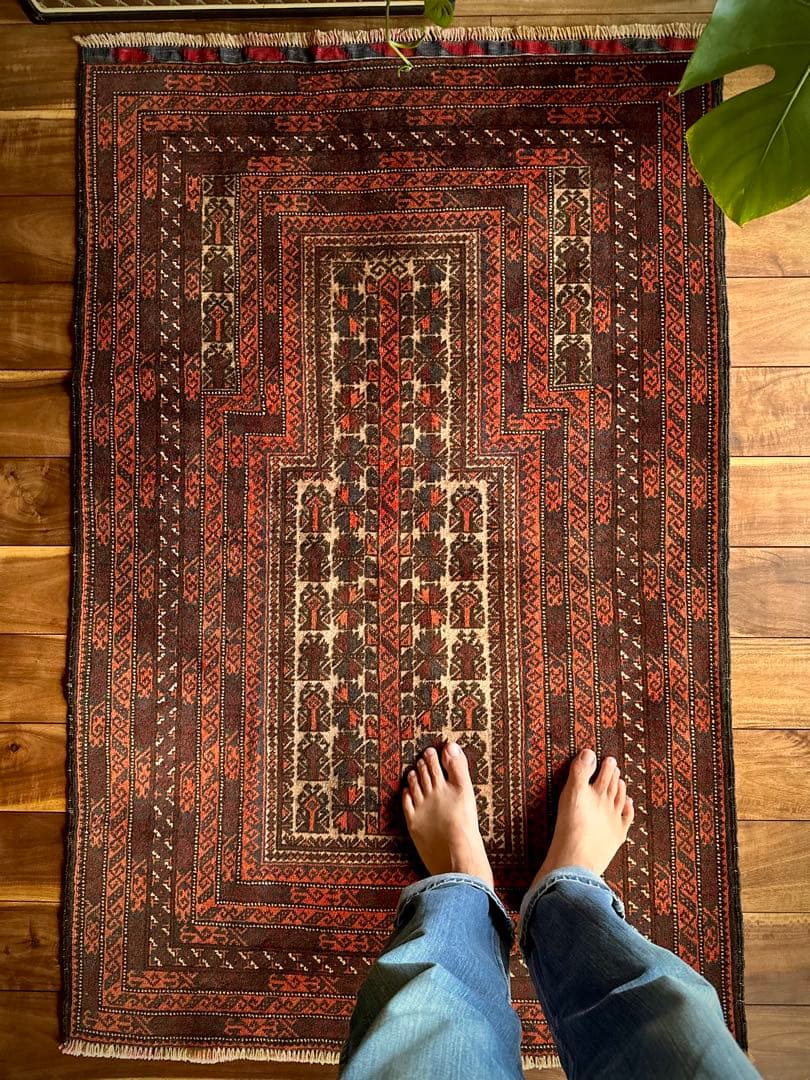 トライバルラグ ヴィンテージラグ アフガンラグ バルーチ族