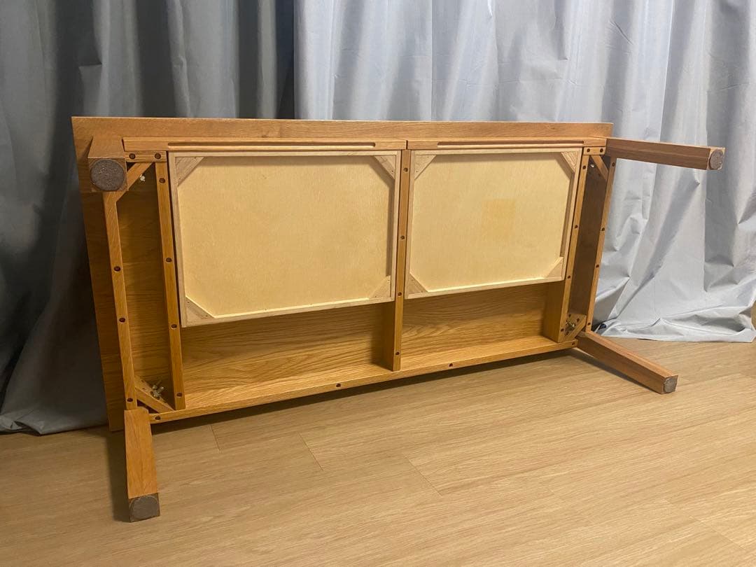 お正月値引き中！無印良品 天然木 センターテーブル w1200タイプ