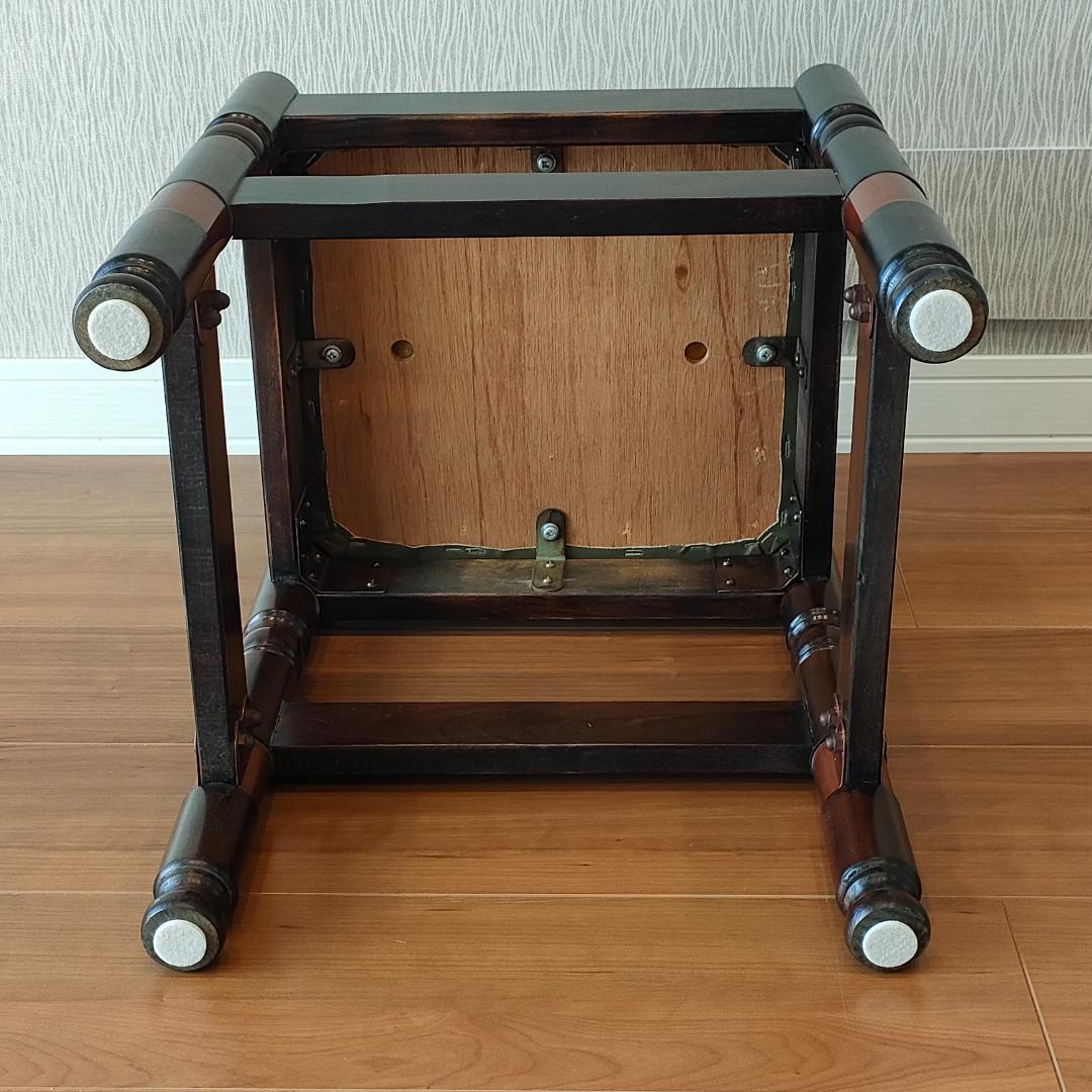 ヴィンテージ スツール サイドチェア オットマン レザー