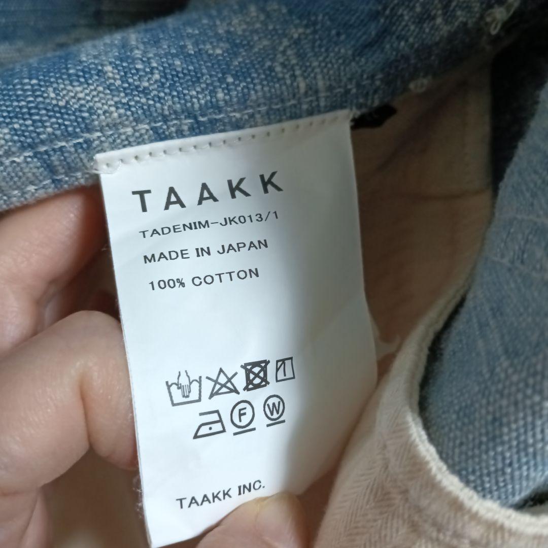 taakk デニムジャケット サイズ3 ライトブルー - メルカリ