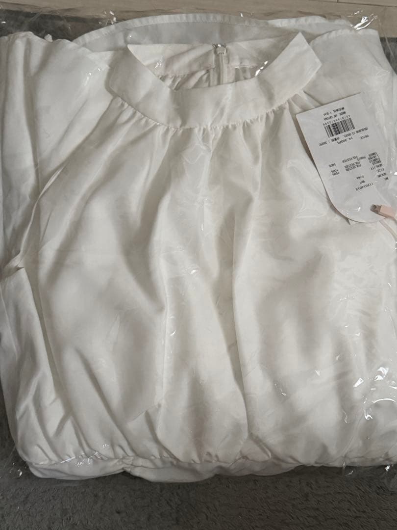 Darich ダーリッチ アメスリギャザーフレアミニワンピース ホワイト