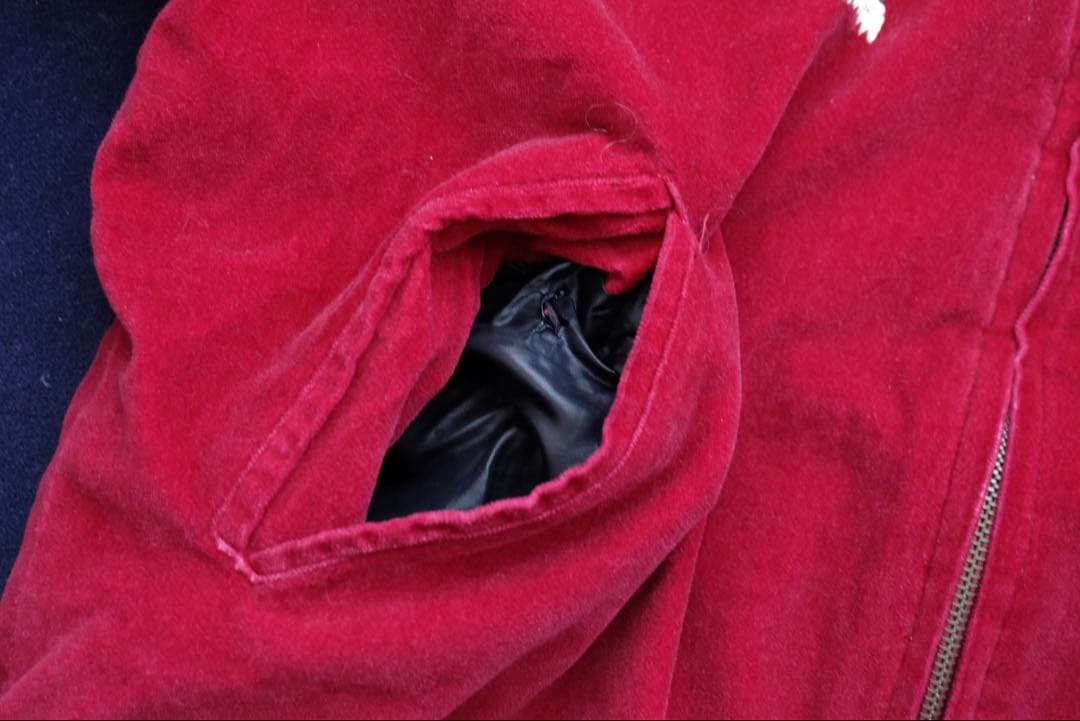 90s unknown souvenir jacket ベロア 別珍